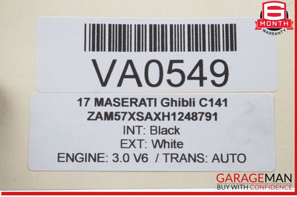 14-20 Maserati Ghibli Quattroporte Power Steering Fluid Tank Reservoir OEM