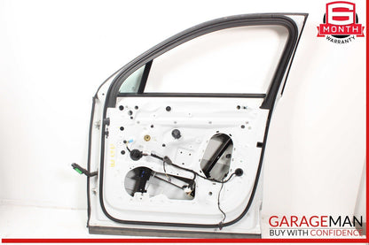 17-19 Audi Q7 Front Right Passenger Side Door Shell White OEM