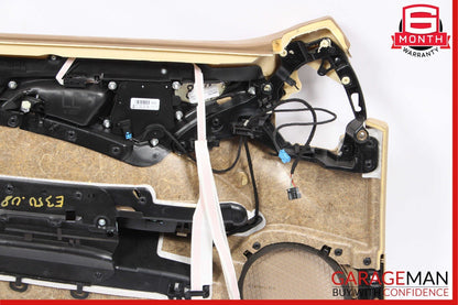07-09 Mercedes W211 E350 E550 Front Right Interior Door Panel Trim Cover Brown
