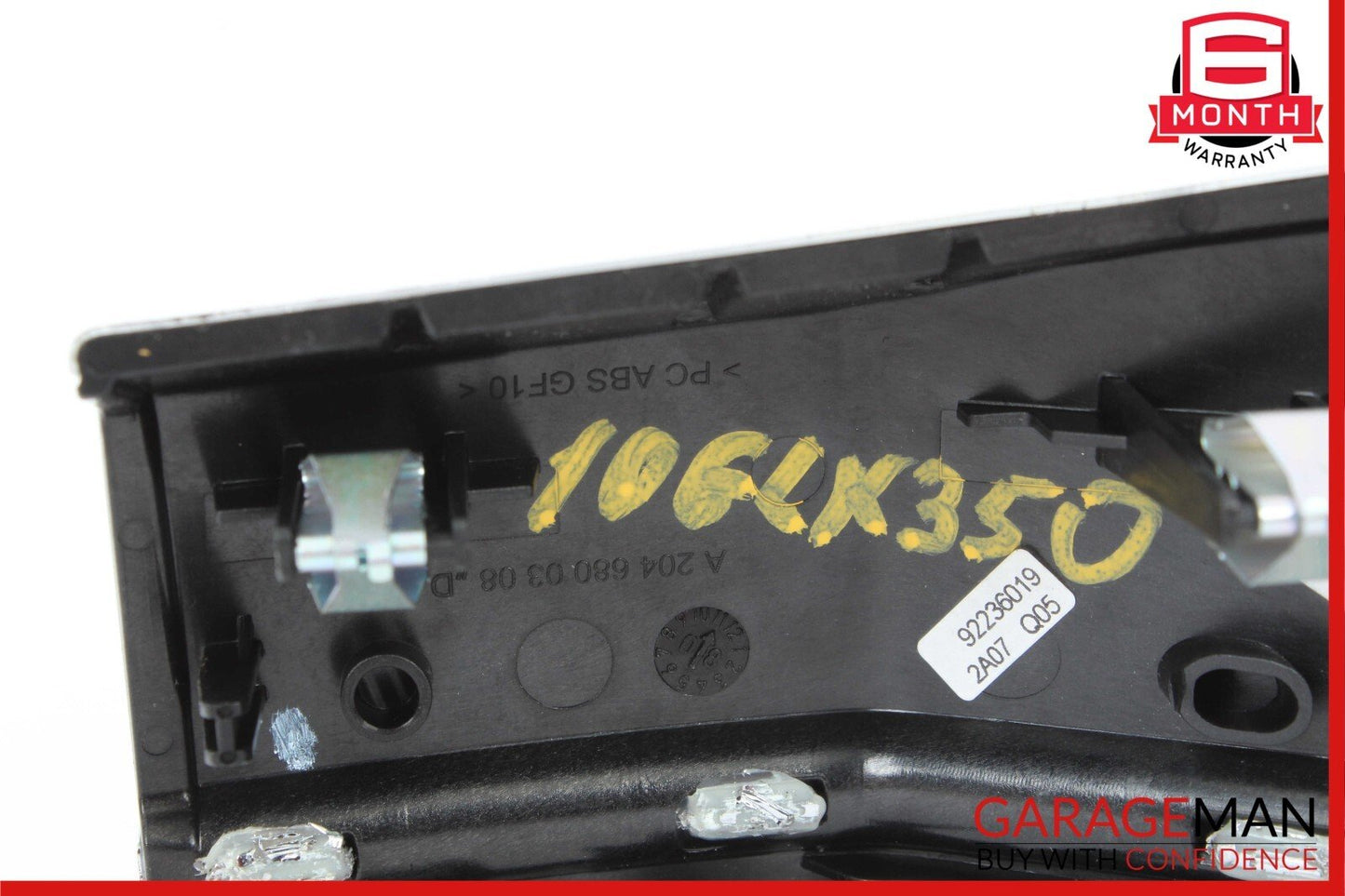 10-12 Mercedes X204 GLK350 Front Left Side Dash Dashboard Trim Bezel Cover OEM