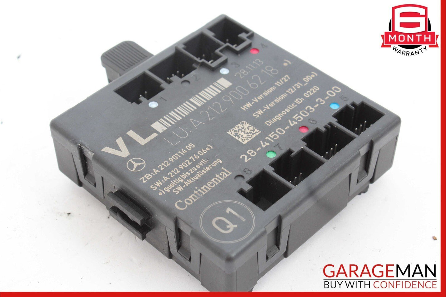 08-14 Mercedes W204 C250 C300 Front Left Driver Side Door Control Module Unit