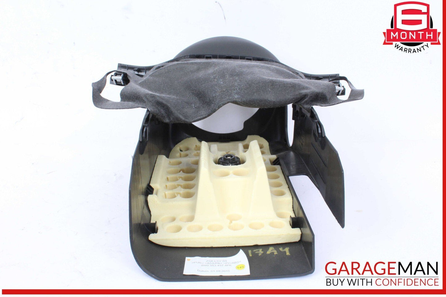 17-24 Audi A4 Upper Steering Column Cover Trim Panel Black 8W0953497 OEM