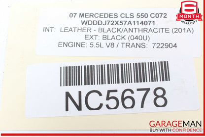 07-11 Mercedes W219 CLS550 C63 AMG CL550 Bosch Engine Alternator Generator OEM