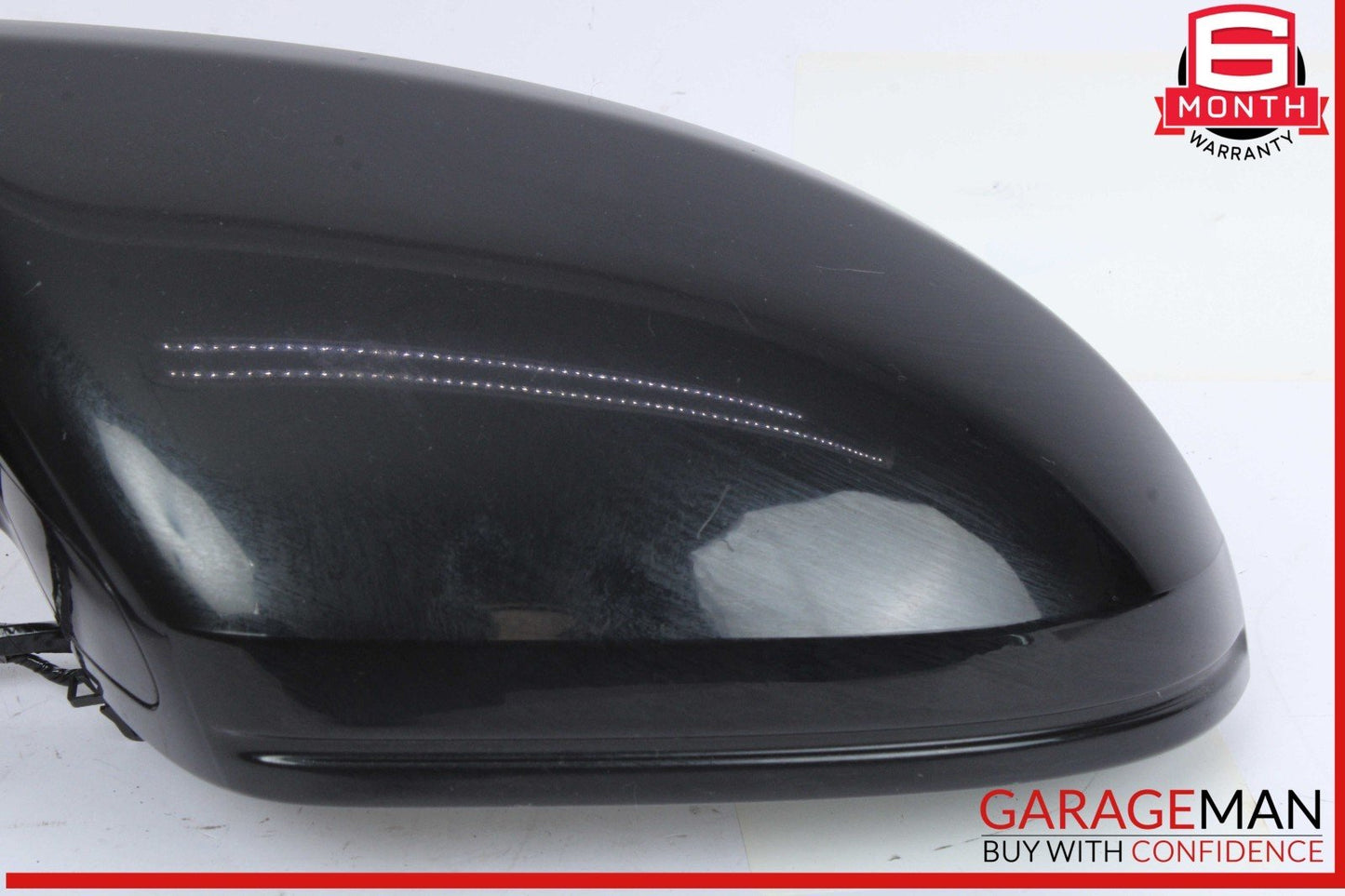 12-18 Audi A6 Front Right Passenger Side Door Rear View Mirror Black 4G1857410BB