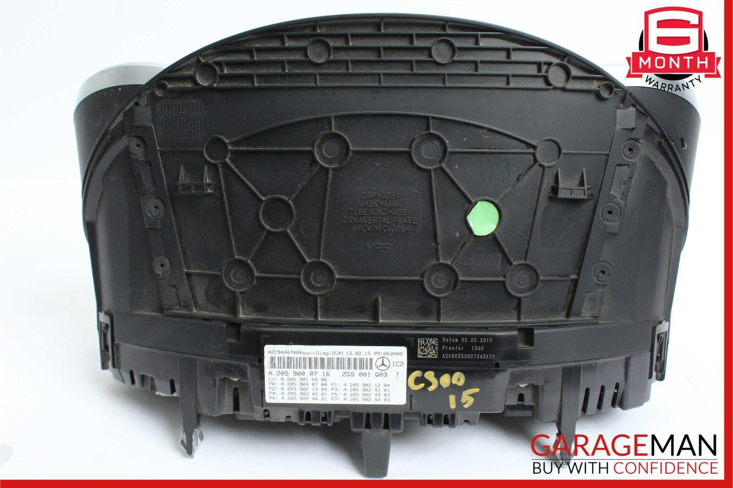 15-18 Mercedes W205 C300 Speedometer Odometer Instrument Cluster Gauge OEM