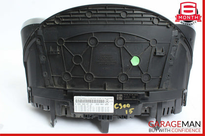 15-18 Mercedes W205 C300 Speedometer Odometer Instrument Cluster Gauge OEM