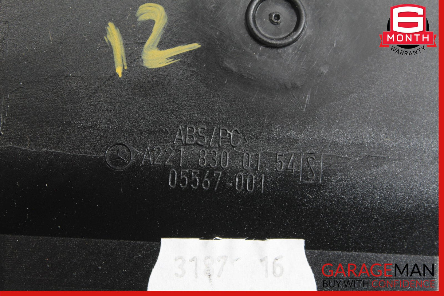 07-14 Mercedes W221 S550 CL550 Left Side Dashboard AC A/C Air Vent OEM