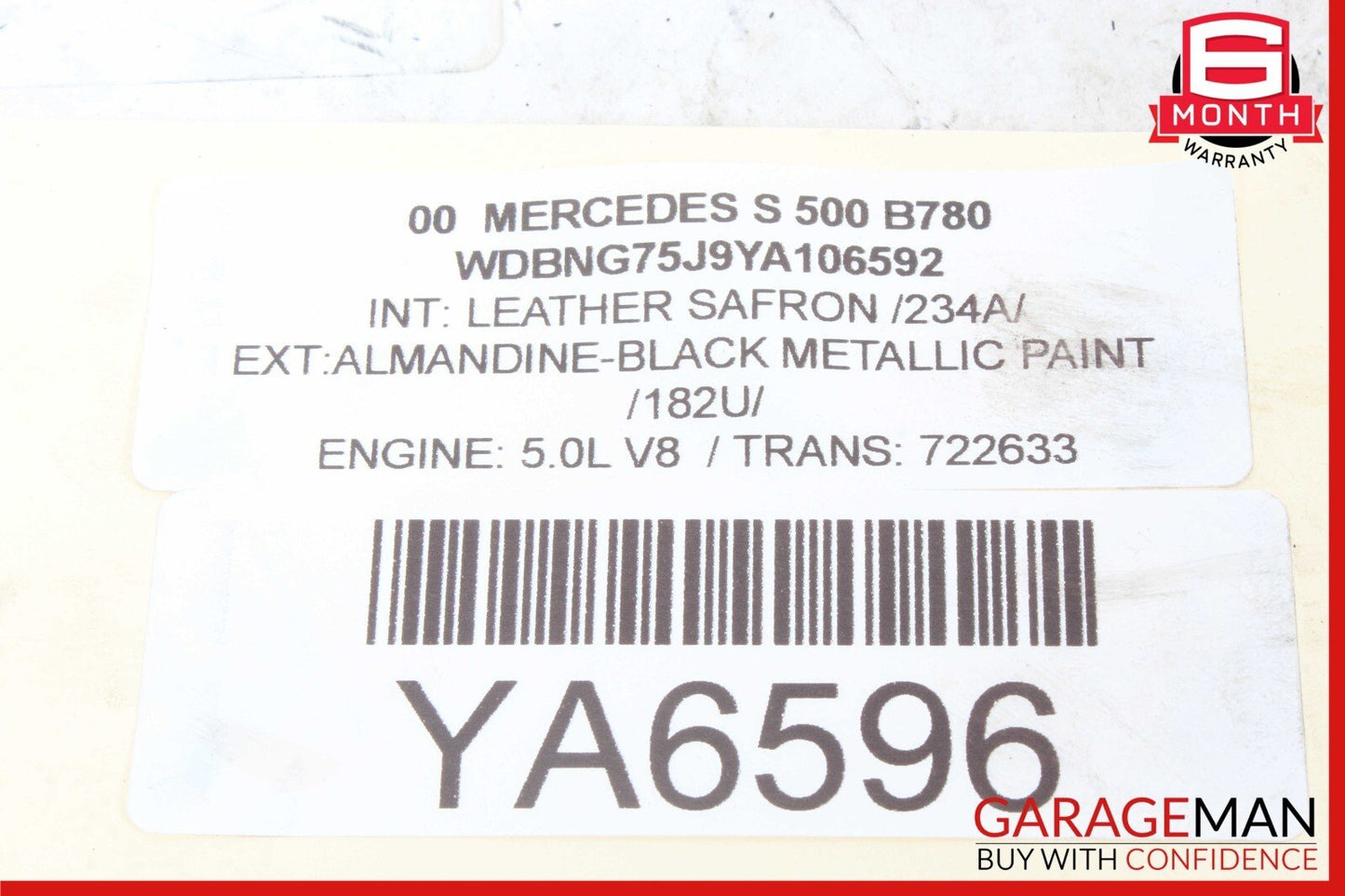 00-02 Mercedes S500 CL500 CL55 AMG ABS Anti Lock Brake Pump ESP Module Unit OEM