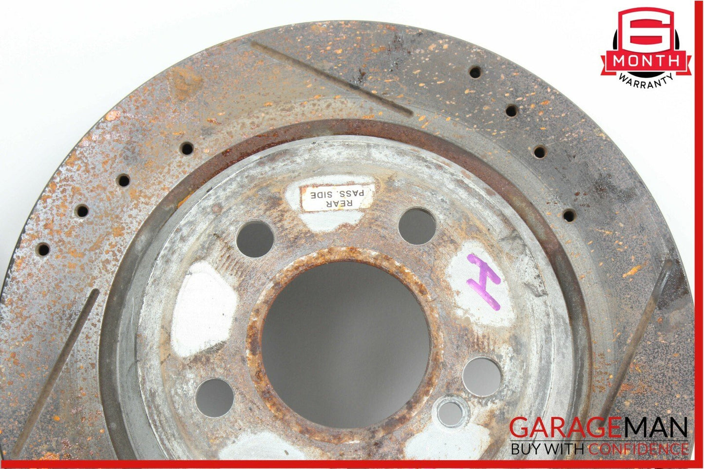 06-11 Mercedes W219 CLS500 Rear Right & Left Brake Rotor Disc Set Drilled OEM