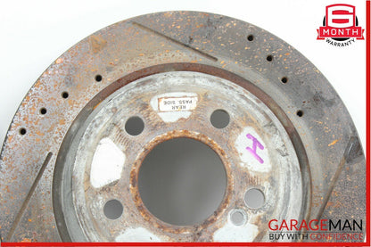 06-11 Mercedes W219 CLS500 Rear Right & Left Brake Rotor Disc Set Drilled OEM