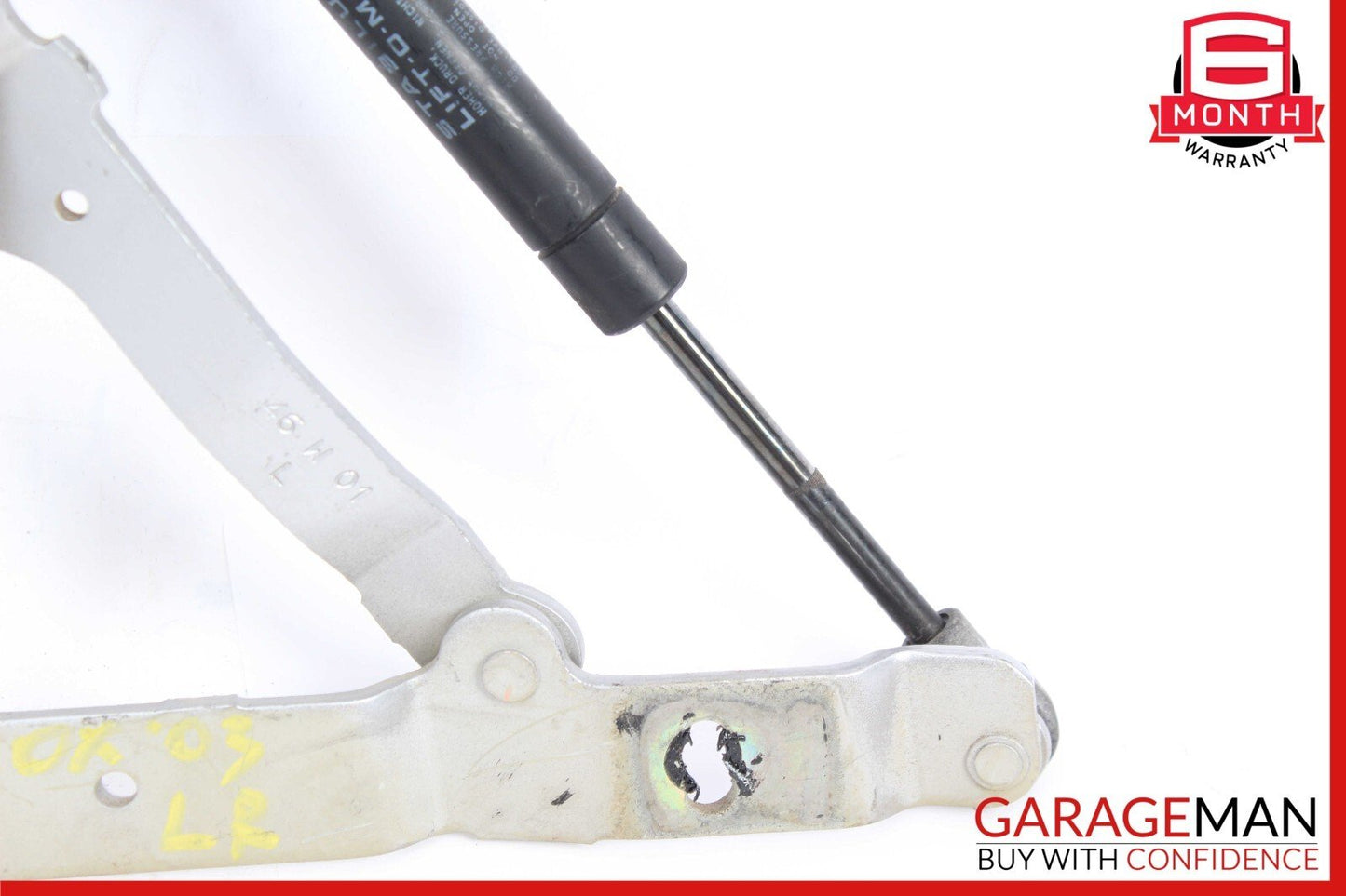 97-04 Porsche Boxster 986 Rear Left Side Trunk Hinge Support Frame Strut Assy