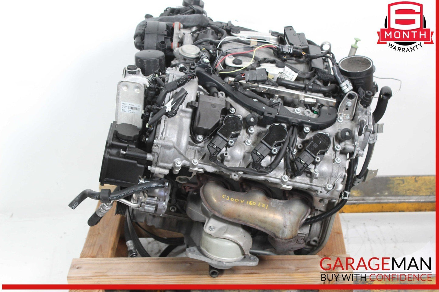 08-11 Mercedes W204 C300 4Matic 3.0L V6 Engine Motor Block Assembly OEM 181k