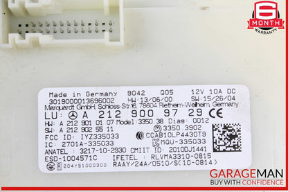 13-20 Mercedes R172 SLC300 SL550 ML400 Keyless Go Entry Control Module OEM