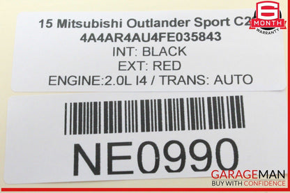 13-16 Mitsubishi Outlander Sport ESP Off Control Switch 2J132J15 OEM