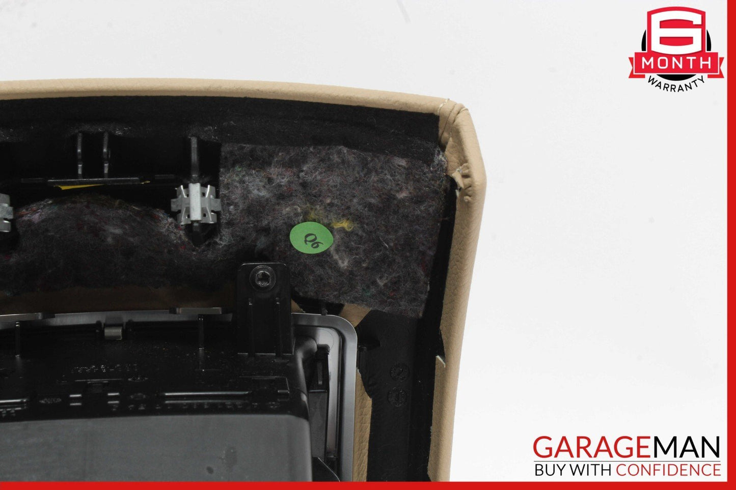 07-14 Mercedes W216 CL550 Rear Center Console A/C Air Vent Trim Assy Brown