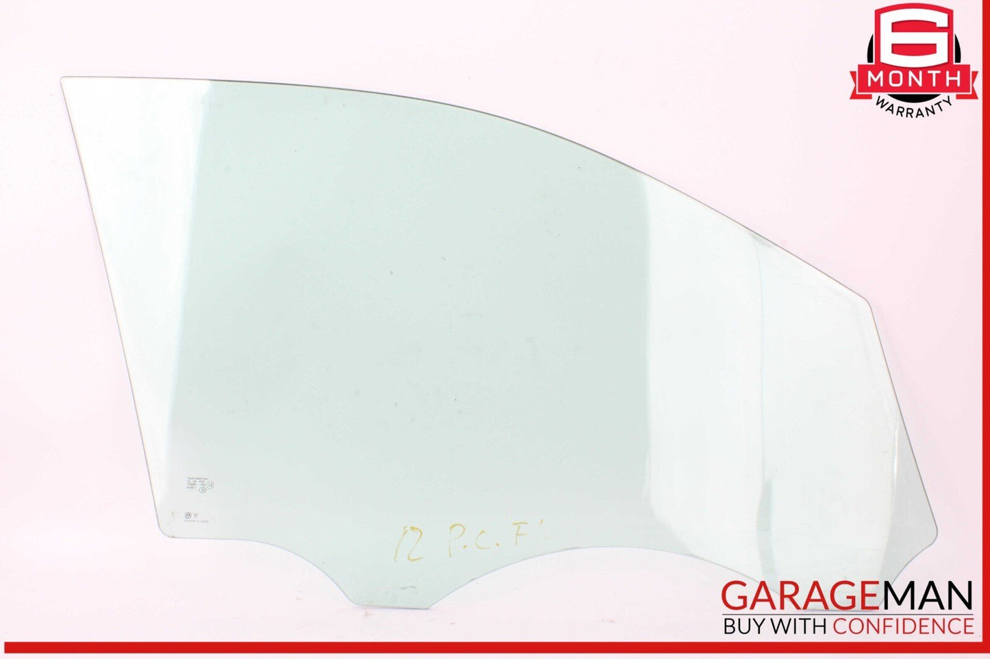11-18 Porsche Cayenne S 958 Front Left Driver Side Door Window Glass OEM