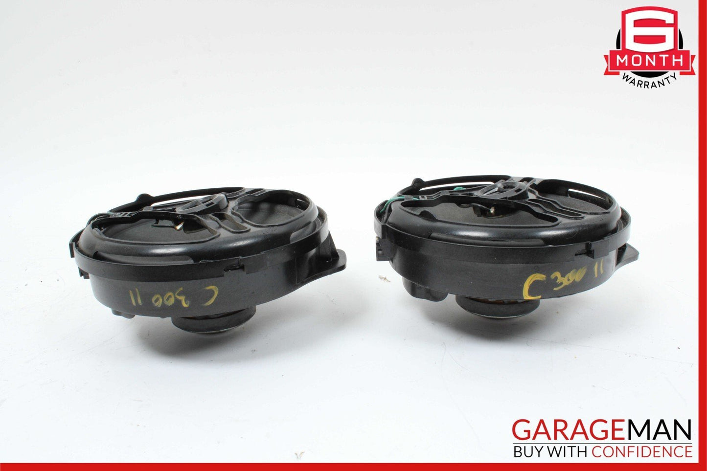 08-15 Mercedes X204 GLK350 C300 Rear Right & Left Door Sound Speakers Set of 2