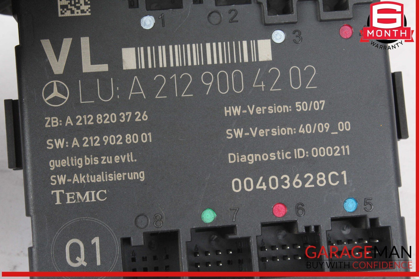 08-18 Mercedes W212 E350 Bluetec Front Left Side Door Control Module Unit OEM