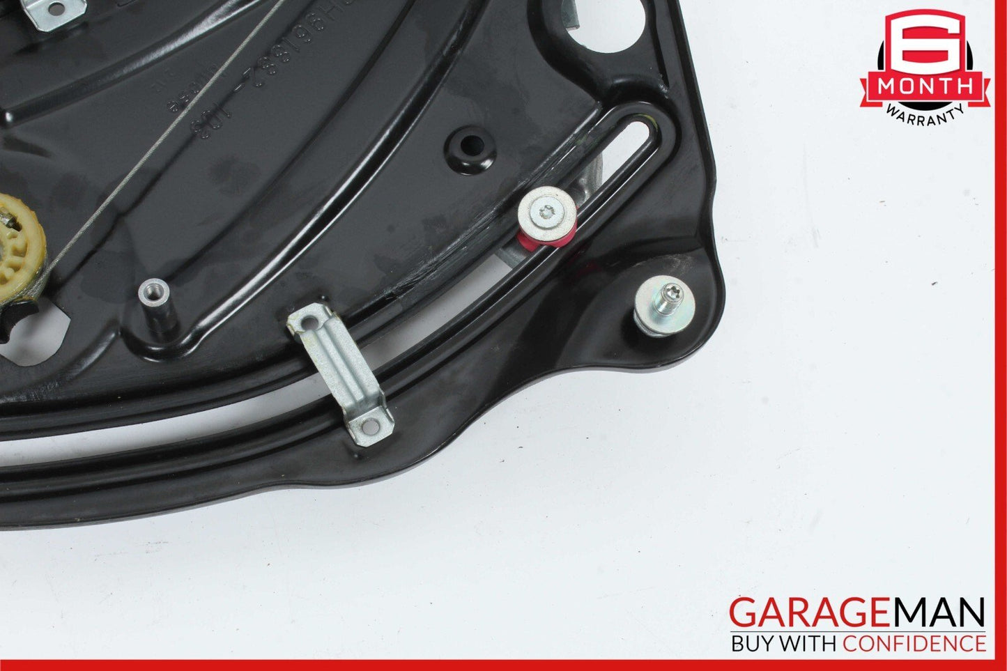 10-16 Mercedes W212 E350 Rear Right Door Window Regulator Frame w/o Motor