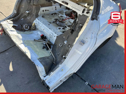 13-19 BMW 650i F06 Rear Trunk & Quarter Panel Body Structural Cut Assembly White