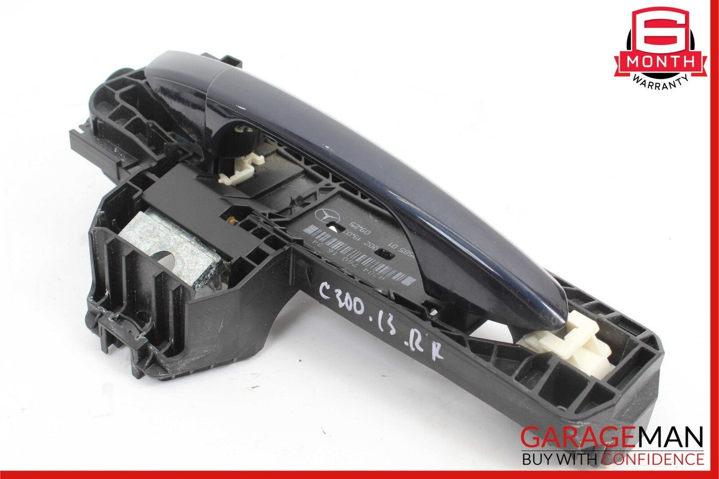 12-14 Mercedes W204 C300 C250 Sedan Right Passenger Exterior Door Handle Blue