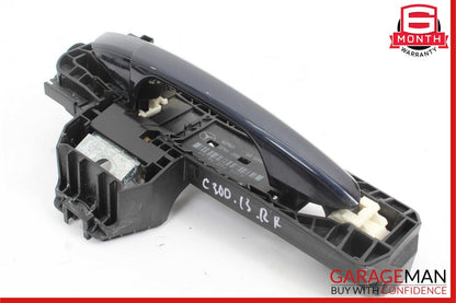 12-14 Mercedes W204 C300 C250 Sedan Right Passenger Exterior Door Handle Blue