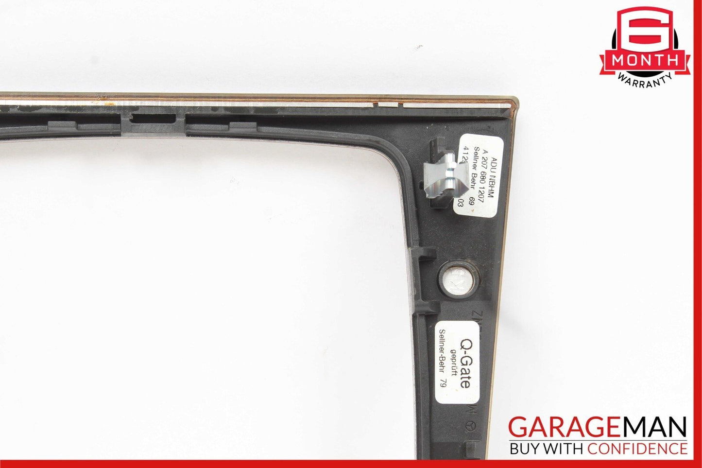 08-15 Mercedes W204 C300 C350 C250 Center Console Shift Shifter Bezel Trim Wood