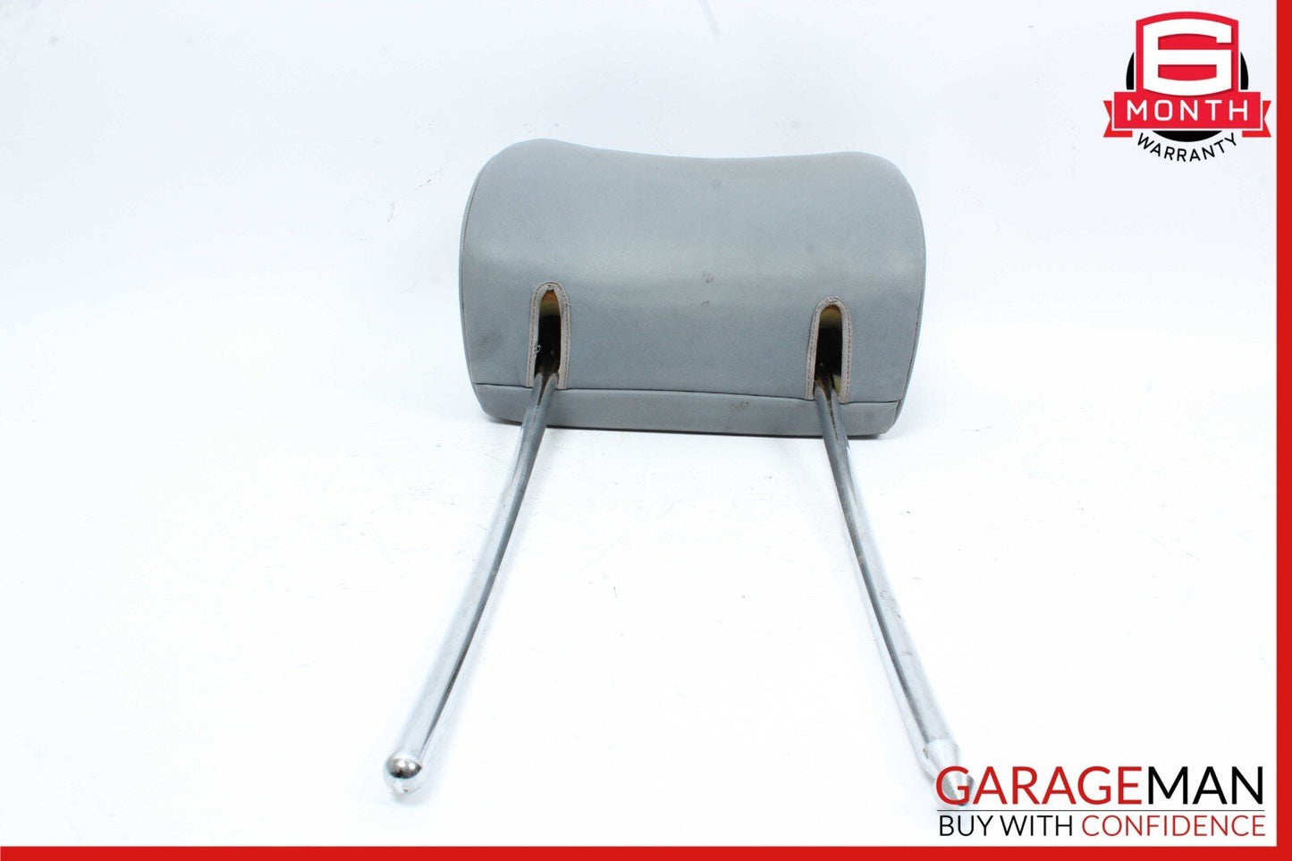 79-91 Mercedes W126 420SEL Front Left / Right Side Seat Headrest Head Rest Gray