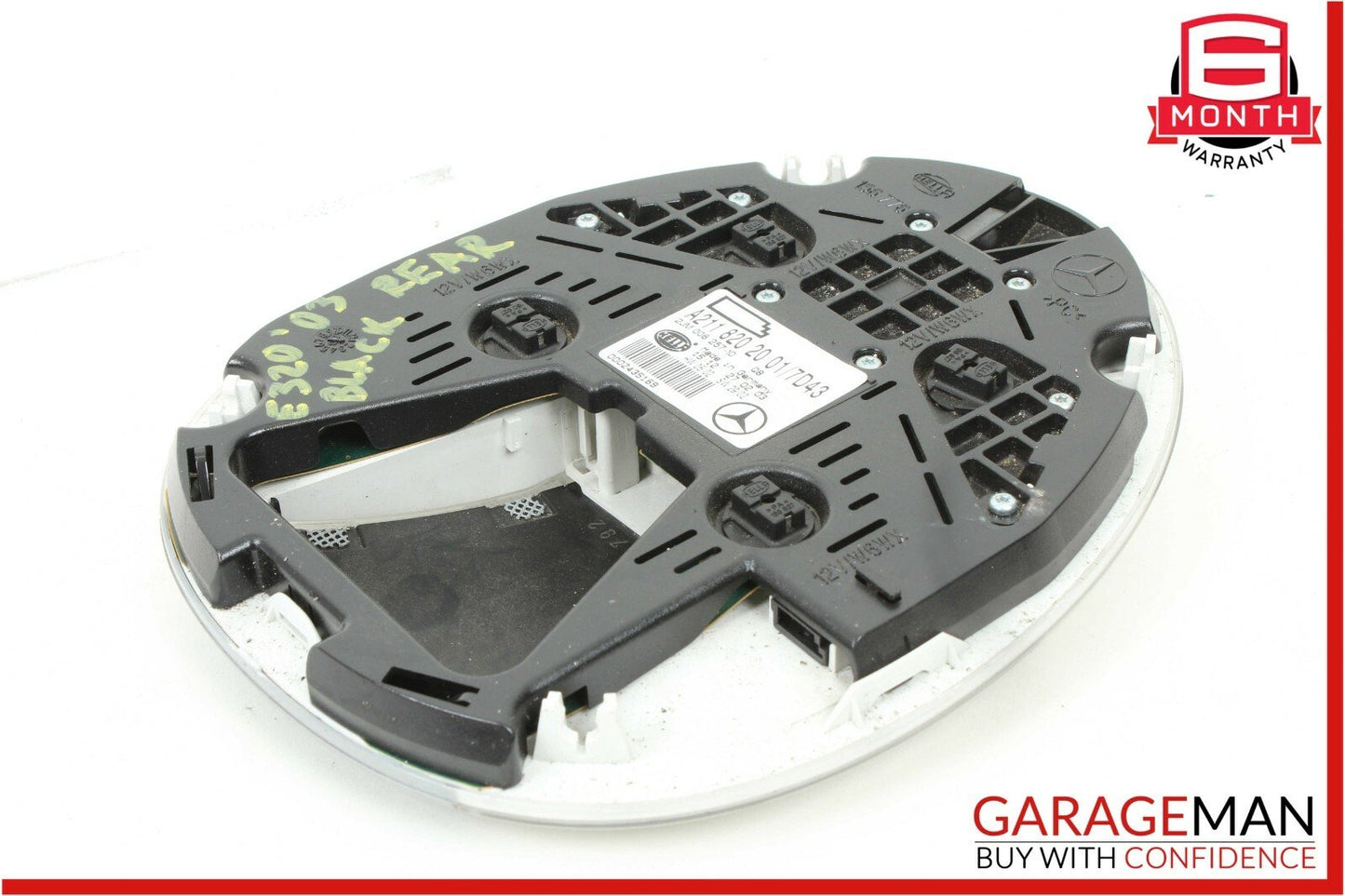 03-11 Mercedes W211 E320 CLS350 Rear Overhead Upper Dome Light Lamp Gray OEM