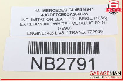 12-16 Mercedes X166 GL450 ML400 Trailer Towing Control Module 2469005501 OEM