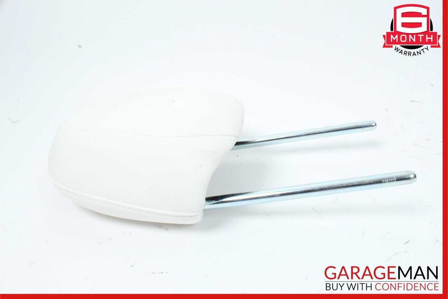 17-22 Tesla Model 3 Front Right / Left Side Seat Headrest Head Rest White