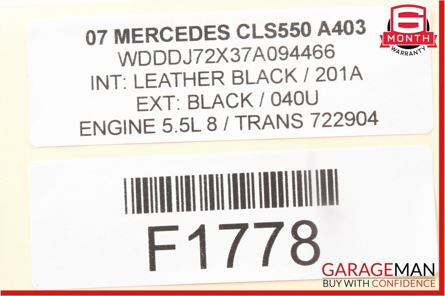06-11 Mercedes W219 CLS550 CLS55 AMG Front Right Door Lock Latch Actuator OEM