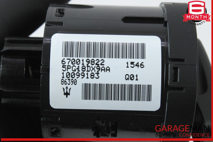 14-17 Maserati Ghibli Dash Headlight Head Light Lamp Control Switch 670019822