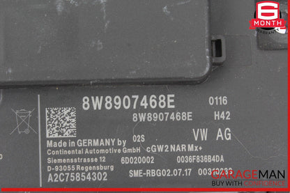 17-19 Audi A4 Allroad Network Gateway Display Control Module Unit 8W8907468F OEM