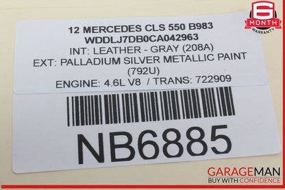 10-16 Mercedes W218 CLS550 Rear Deck Shelf Loud Speaker 2048202402 OEM