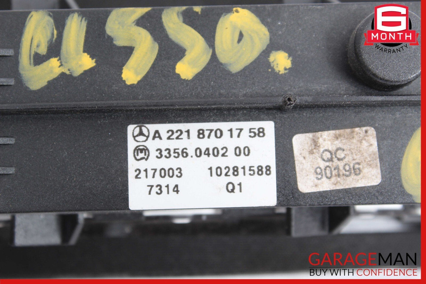 07-14 Mercedes W216 CL550 S600 Ride Height ESP Parking Sensor Controller Switch