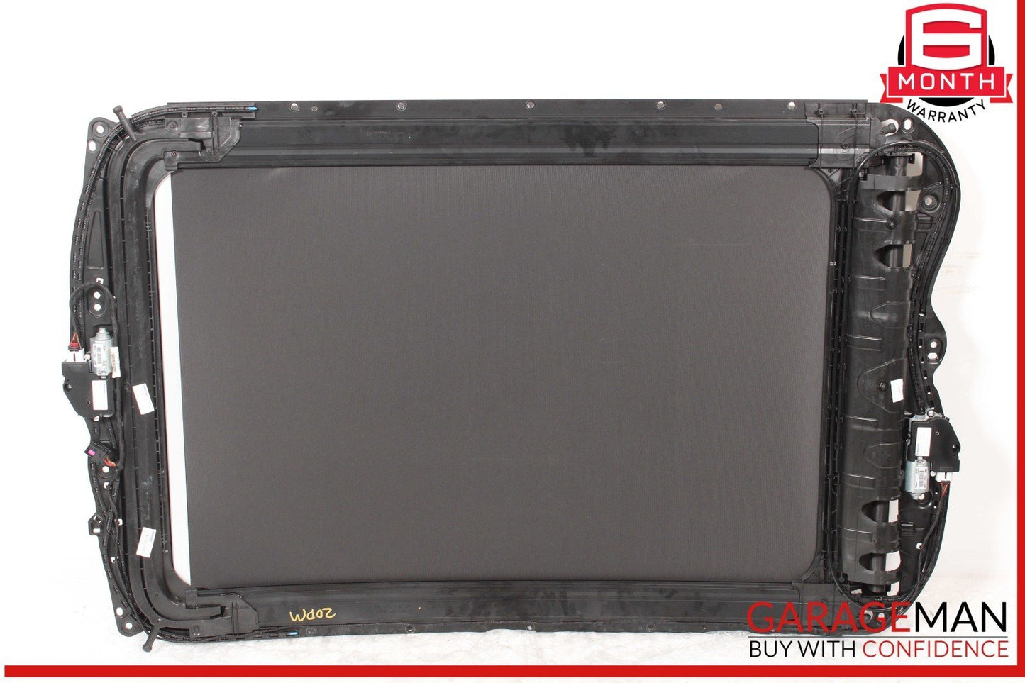 15-24 Porsche Macan 95B Panoramic Roof Glass Frame Black OEM