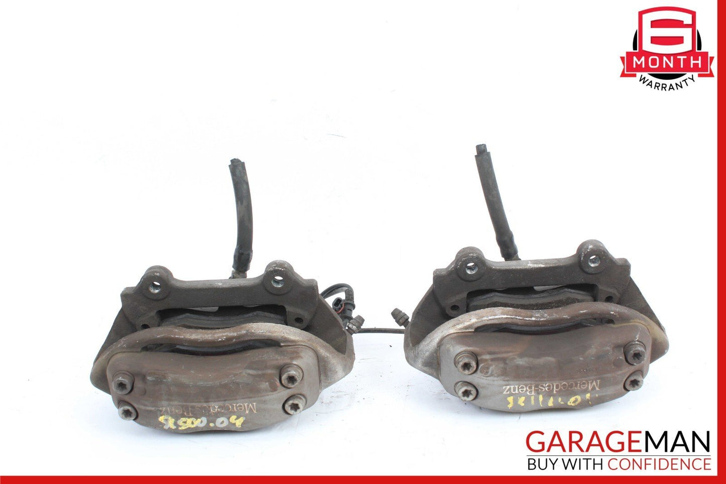03-06 Mercedes R230 SL500 Brake Calipers Front Left & Right Set 20825301 OEM