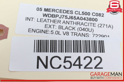 03-12 Mercedes W215 CL500 CL600 Front Right Side Door Window Regulator Motor OEM