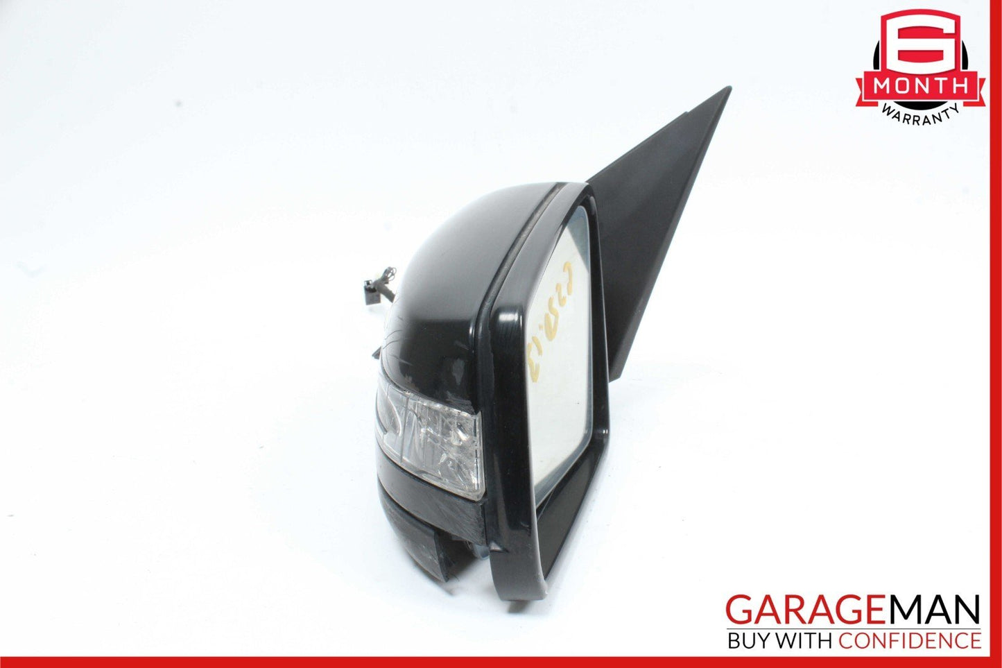 12-14 Mercedes W204 C250 C350 Front Left Side Mirror Rear View Door Black OEM