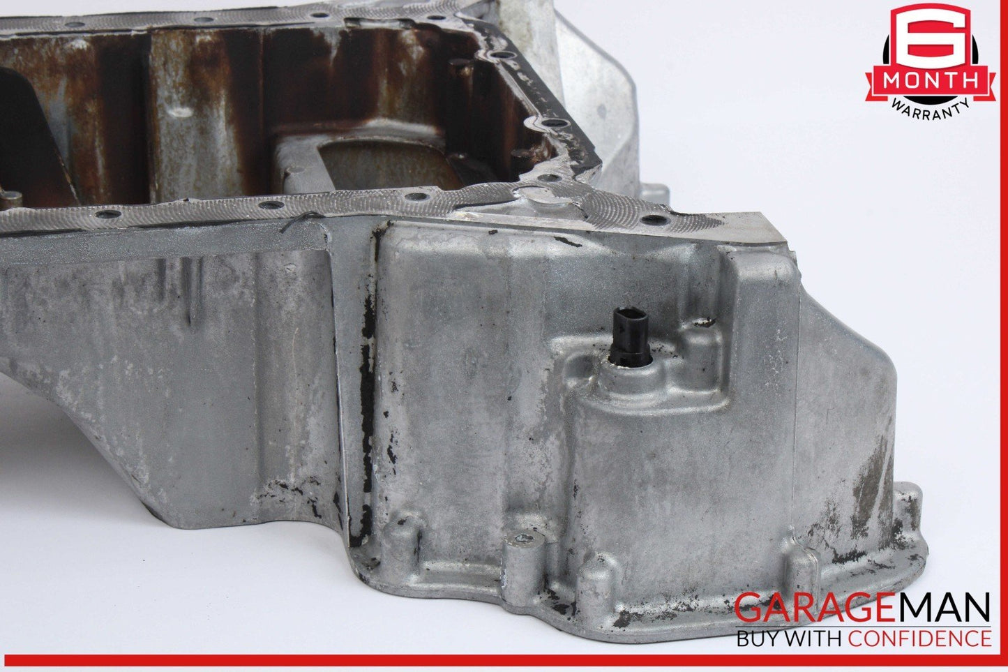 05-11 Mercedes W211 E350 Engine Upper Oil Sump Baffle Pan 2720142102 OEM