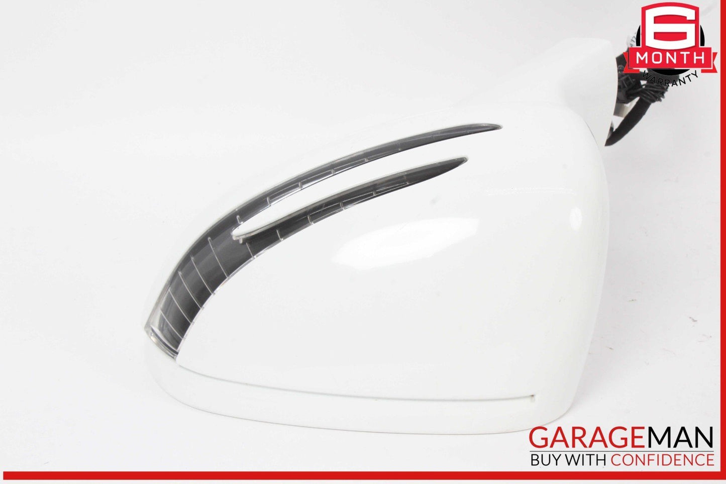 12-16 Mercedes R172 SLK250 SLK350 Front Left Side Door Rear View Mirror White