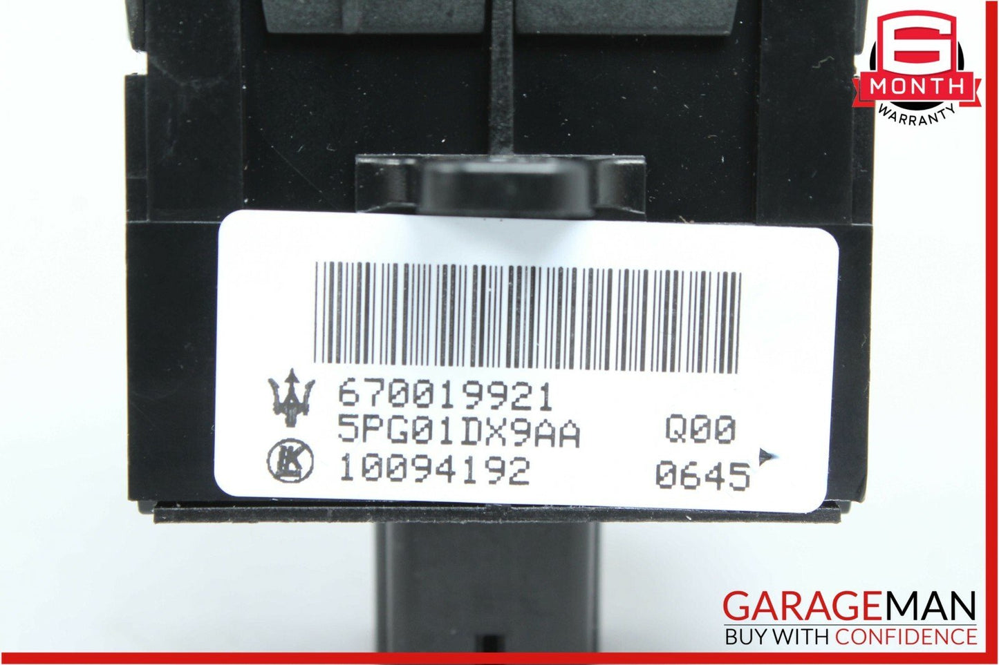 14-17 Maserati Ghibli Dash Headlight Ambient Light Switch Adjustment Control OEM