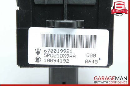 14-17 Maserati Ghibli Dash Headlight Ambient Light Switch Adjustment Control OEM