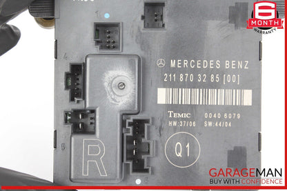 03-09 Mercedes W211 E350 E550 Rear Right Side Door Control Module Unit OEM