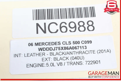 06-11 Mercedes W219 CLS500 E550 Rear Right / Left Door Keyless Go Control Module