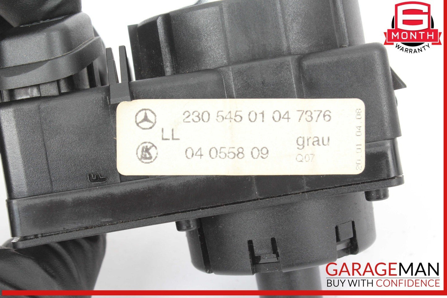 03-12 Mercedes R230 SL500 SL550 SL55 AMG Headlight Control Switch Assembly Black