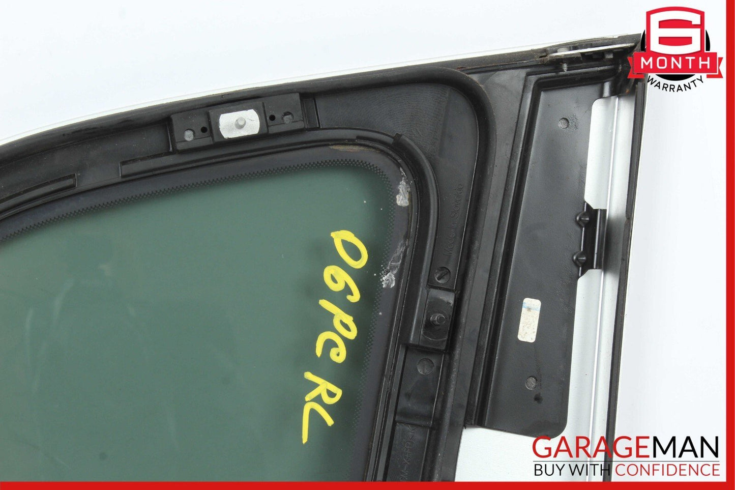 03-06 Porsche Cayenne 955 Rear Left Driver Side Quarter Window Glass Panel White