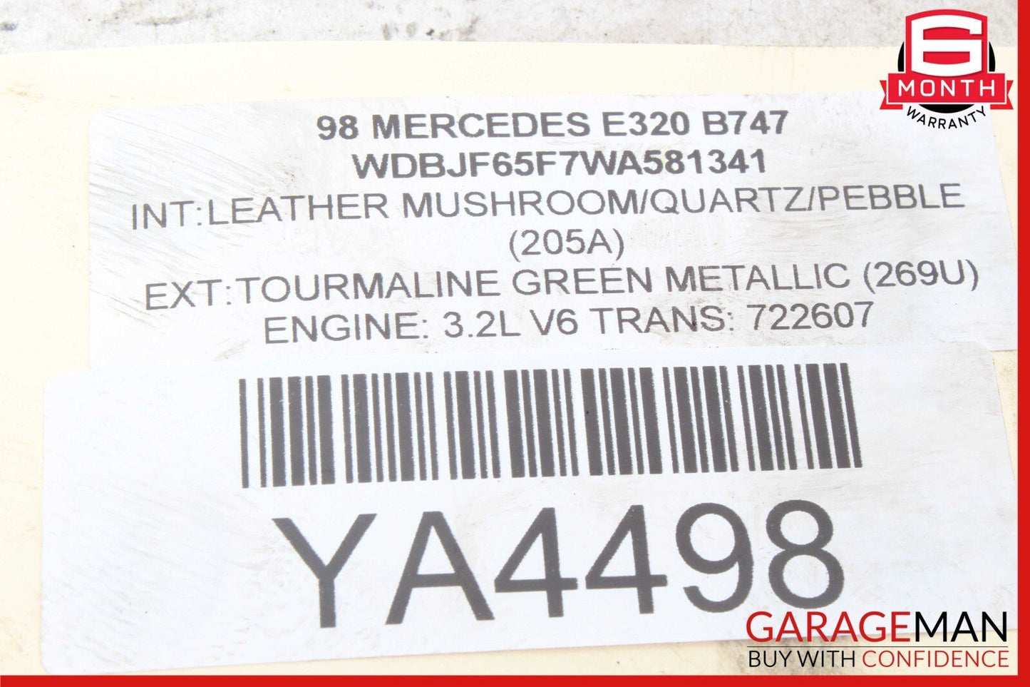 96-02 Mercedes W210 E320 E430 Rear Right / Left Lower Forward Control Arm OEM