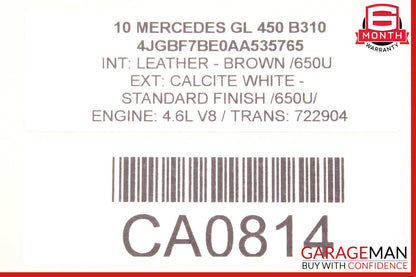 07-12 Mercedes X164 GL450 GL450 Third Seat Row Power Folding Control Module OEM